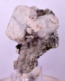 7.7cms QUARTZ CALCITE PYRITE CRYSTALS PERU MINERAL SPECIMEN QB158