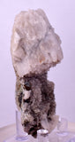 7.7cms QUARTZ CALCITE PYRITE CRYSTALS PERU MINERAL SPECIMEN QB158