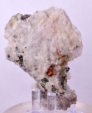 7.7cms QUARTZ CALCITE PYRITE CRYSTALS PERU MINERAL SPECIMEN QB158
