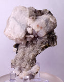 7.7cms QUARTZ CALCITE PYRITE CRYSTALS PERU MINERAL SPECIMEN QB158
