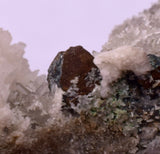 7.7cms QUARTZ CALCITE PYRITE CRYSTALS PERU MINERAL SPECIMEN QB158