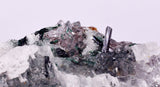 6.9cms GEM ATACAMITE QUARTZ CRYSTAL LILY MINE PERU MINERAL AB309
