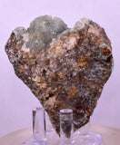 6.5cms DRUZY CHRYSOCOLLA QUARTZ CRYSTAL PERU COPPER LILY MINE DB233