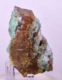6.3cms DRUZY CHRYSOCOLLA QUARTZ CRYSTAL PERU COPPER LILY MINE DB234