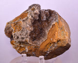 11cms DRUZY CHRYSOCOLLA QUARTZ CRYSTAL PERU COPPER LILY MINE DB236
