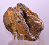 11cms DRUZY CHRYSOCOLLA QUARTZ CRYSTAL PERU COPPER LILY MINE DB236