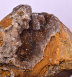11cms DRUZY CHRYSOCOLLA QUARTZ CRYSTAL PERU COPPER LILY MINE DB236