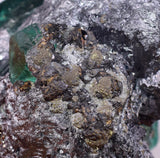 6.3cms GEOCRONITE JORDANITE FLUORITE  BOULANGERITE CRYSTALS PERU MILPO PERU SHINY KB63
