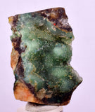 5.4cms DRUZY CHRYSOCOLLA QUARTZ CRYSTAL PERU COPPER LILY MINE DB240