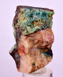 5.4cms DRUZY CHRYSOCOLLA QUARTZ CRYSTAL PERU COPPER LILY MINE DB240