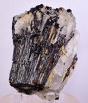 8.5cms RED HUBNERITE QUARTZ PYRITE CRYSTALS MINERAL SPECIMEN COLLECTOR PERU MB149