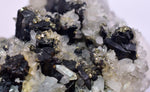 8.5cms RED HUBNERITE QUARTZ PYRITE CRYSTALS MINERAL SPECIMEN COLLECTOR PERU MB149