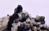 8.5cms RED HUBNERITE QUARTZ PYRITE CRYSTALS MINERAL SPECIMEN COLLECTOR PERU MB149