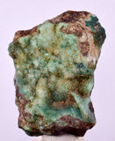6cms DRUZY CHRYSOCOLLA QUARTZ CRYSTAL PERU COPPER LILY MINE DB242