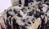 8.5cms RED HUBNERITE QUARTZ PYRITE CRYSTALS MINERAL SPECIMEN COLLECTOR PERU MB149