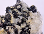 8.5cms RED HUBNERITE QUARTZ PYRITE CRYSTALS MINERAL SPECIMEN COLLECTOR PERU MB149