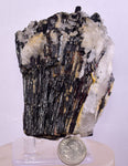 8.5cms RED HUBNERITE QUARTZ PYRITE CRYSTALS MINERAL SPECIMEN COLLECTOR PERU MB149