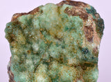 6cms DRUZY CHRYSOCOLLA QUARTZ CRYSTAL PERU COPPER LILY MINE DB242