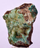 6cms DRUZY CHRYSOCOLLA QUARTZ CRYSTAL PERU COPPER LILY MINE DB242