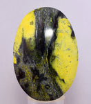 6cms LIZARDITE SERPENTINE CABOCHON PERU MINERAL SPECIMEN JEWELRY PENDAT BB392