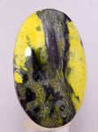 6cms LIZARDITE SERPENTINE CABOCHON PERU MINERAL SPECIMEN JEWELRY PENDAT BB392