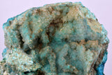 5.8cms DRUZY CHRYSOCOLLA QUARTZ CRYSTAL PERU COPPER LILY MINE DB244