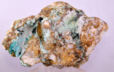 13.5cms DRUZY CHRYSOCOLLA ATACAMITE CRYSTAL PERU LILY MINE DB245
