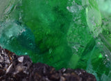 4cms JORDANITE FLUORITE  BOULANGERITE CRYSTALS PERU MILPO PERU SHINY KB65