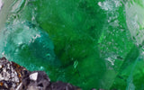 4cms JORDANITE FLUORITE  BOULANGERITE CRYSTALS PERU MILPO PERU SHINY KB65