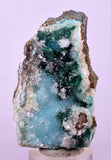 5.3cms DRUZY CHRYSOCOLLA QUARTZ CRYSTAL PERU COPPER LILY MINE DB251