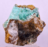 6.6cms ATACAMITE DRUZY CHRYSOCOLLA CHRYSTAL LILY MINE PERU MINERAL AB310