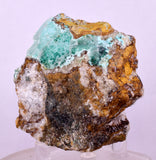 6.6cms ATACAMITE DRUZY CHRYSOCOLLA CHRYSTAL LILY MINE PERU MINERAL AB310