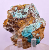 6.6cms ATACAMITE DRUZY CHRYSOCOLLA CHRYSTAL LILY MINE PERU MINERAL AB310