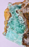 6.6cms ATACAMITE DRUZY CHRYSOCOLLA CHRYSTAL LILY MINE PERU MINERAL AB310