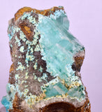 6.6cms ATACAMITE DRUZY CHRYSOCOLLA CHRYSTAL LILY MINE PERU MINERAL AB310