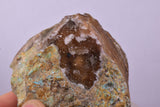 9.4cms DRUZY CHRYSOCOLLA QUARTZ CRYSTAL PERU COPPER LILY MINE DB249