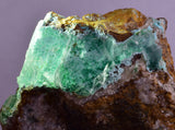 6.6cms ATACAMITE DRUZY CHRYSOCOLLA CHRYSTAL LILY MINE PERU MINERAL AB310