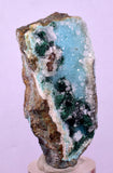 5.3cms DRUZY CHRYSOCOLLA QUARTZ CRYSTAL PERU COPPER LILY MINE DB251