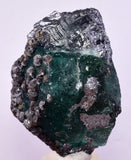 6.3cms JORDANITE FLUORITE BOULANGERITE CRYSTAL MILPO PERU SHINY KB67