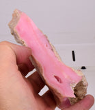 390grms PINK OPAL PINKISH RED  PERU PREMIUM PERUVIAN TRANSLUCENT  PB123