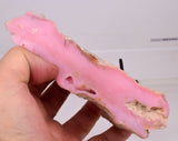 390grms PINK OPAL PINKISH RED  PERU PREMIUM PERUVIAN TRANSLUCENT  PB123