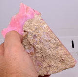 390grms PINK OPAL PINKISH RED  PERU PREMIUM PERUVIAN TRANSLUCENT  PB123