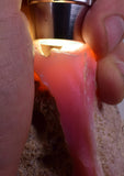 390grms PINK OPAL PINKISH RED  PERU PREMIUM PERUVIAN TRANSLUCENT  PB123