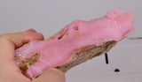 390grms PINK OPAL PINKISH RED  PERU PREMIUM PERUVIAN TRANSLUCENT  PB123