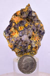 5.3cms GEM WULFENITE FLUORITE MIMETITE CRYSTALS ALAMO ARIZONA USA MINERAL YB61