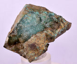 5.9cms DRUZY CHRYSOCOLLA QUARTZ CRYSTAL LILY MINE PERU MINERAL DB253