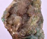 6.4cms DRUZY CHRYSOCOLLA QUARTZ CRYSTAL LILY MINE PERU MINERAL DB256