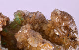 7.7cms DRUZY CALCITE QUARTZ MALACHITE CRYSTAL LILY MINE PERU DB257