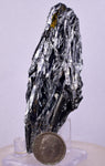 8.5cms STIBNITE CRYSTAL PERU MINERAL SPECIMEN COLLECTOR MB151