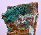 4.1cms DRUZY CALCITE MALACHITE CRYSTAL LILY MINE PERU MINERAL DB259